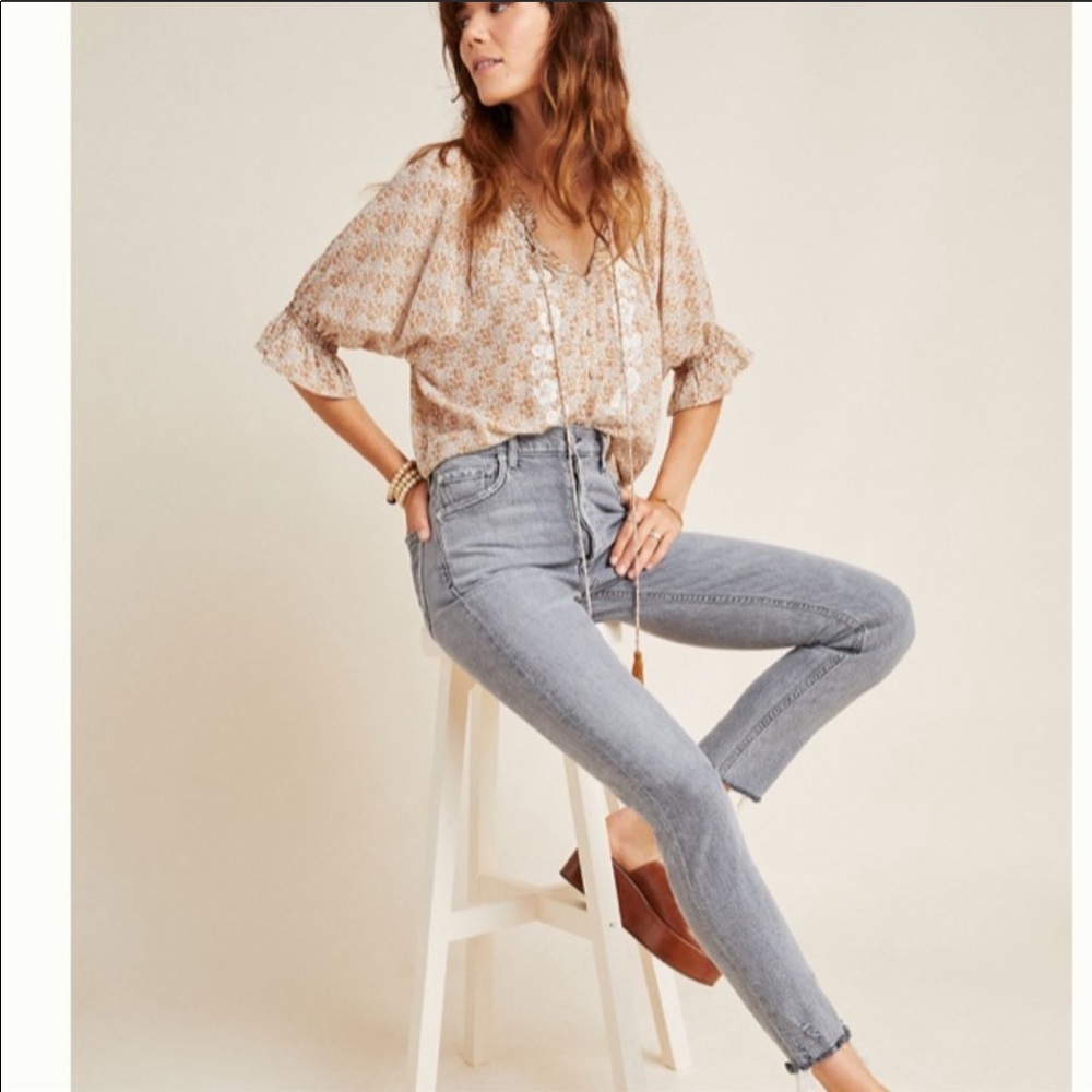 NEW Anthropologie AGOLDE Nico High-Rise Slim Jeans